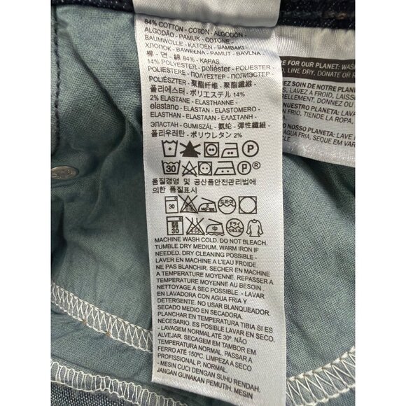 Levis Womens Dark Wash Denim Bootcut Jeans Mid Rise Slimming Size 10 Medium Fit - Picture 12 of 16